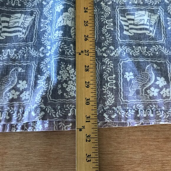 Reyn Spooner Classic Fit Hawaiian Shirt Men XXL Blue Hawaiian Flag Button Down - Picture 6 of 14